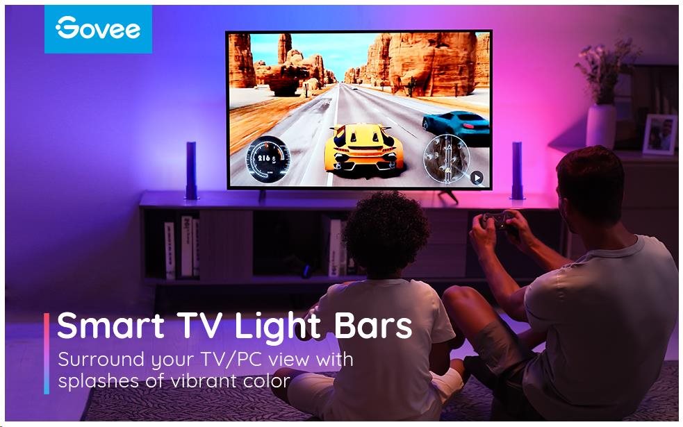BAZAR - Govee Flow Plus SMART LED TV & Gaming - RGBICWW - pošk. obal8 