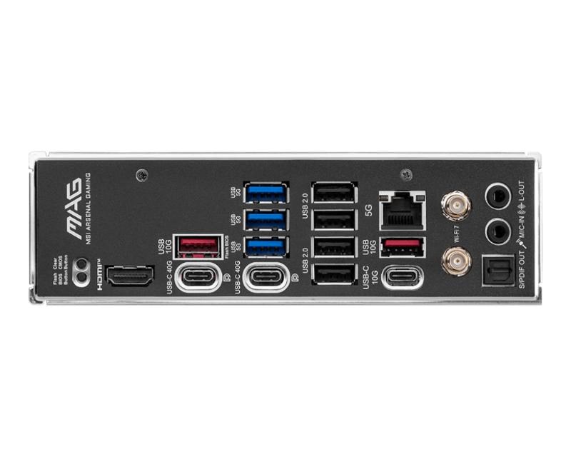 MSI MB Sc AM5 MAG X870E TOMAHAWK WIFI,  AMD X870E,  4xDDR5,  1xHDMI,  2xUSB4,  WI-FI4 