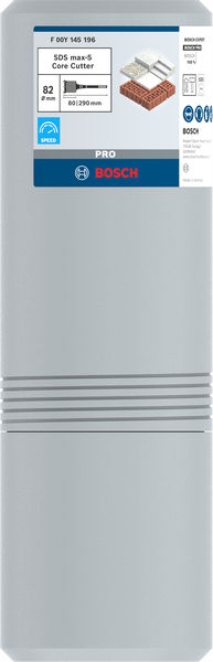 Bosch vrtací korunka PRO SDS max-5 Core Cutter, jeden kus, 82 × 80 × 160 mm2 