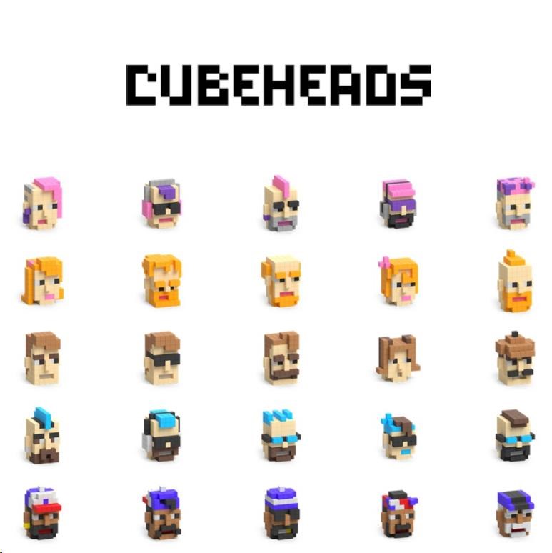 Pixio Voxart - Cubeheads - Redheads,  Smart Pixel1 