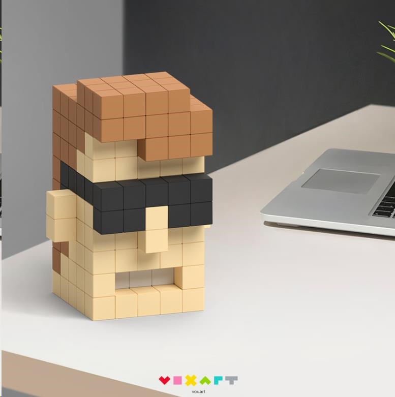 Pixio Voxart - Cubeheads - Redheads,  Smart Pixel7 
