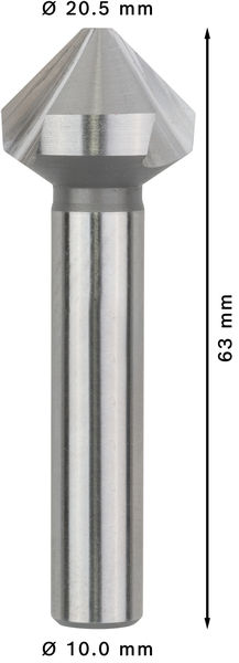 Bosch záhlubník PRO Soft Metal HSS, 20, 5 × 63 mm, M100 