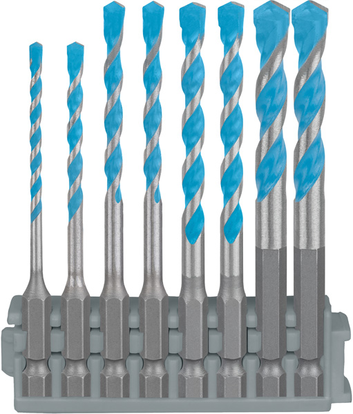 Bosch sada vrtáků EXPERT HEX-9 MultiConstruction 3–8 mm pro Pick & Click0 