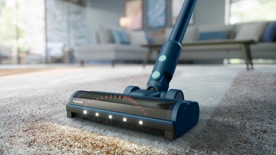 Philips Series 5000 XC5041/ 01 bezdrátový vysavač Aqua 3v1,  PowerCyclone 10,  mokrý úklid,  LED osvětlení3 