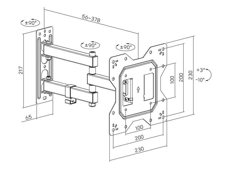 Nástěnný držák TV Fiber Mounts Fm77
4 