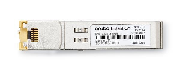 HPE Networking Instant On 1G SFP RJ45 100m Cat5e Transceiver 1830 1930 19600 