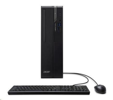 ACER PC Veriton VX2720G, i3-14100,8GB DDR4,256GB M.2 SSD,Wifi,DVD±RW,USB KB+mouse,W11P,180W,Black4 