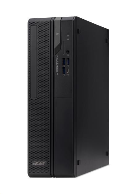ACER PC Veriton VX2720G, i3-14100,8GB DDR4,256GB M.2 SSD,Wifi,DVD±RW,USB KB+mouse,W11P,180W,Black1 