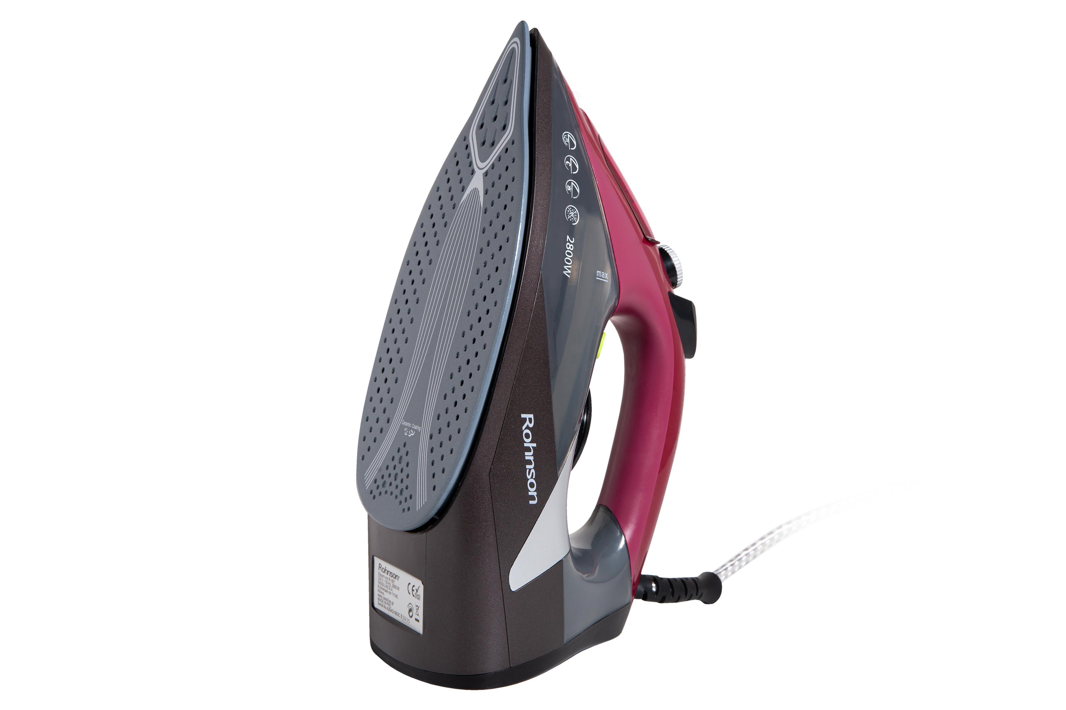 Rohnson napařovací žehlička, 2800 W, Easy Glide, Anti-Drip, vertikální napařování, samočistící systém2 
