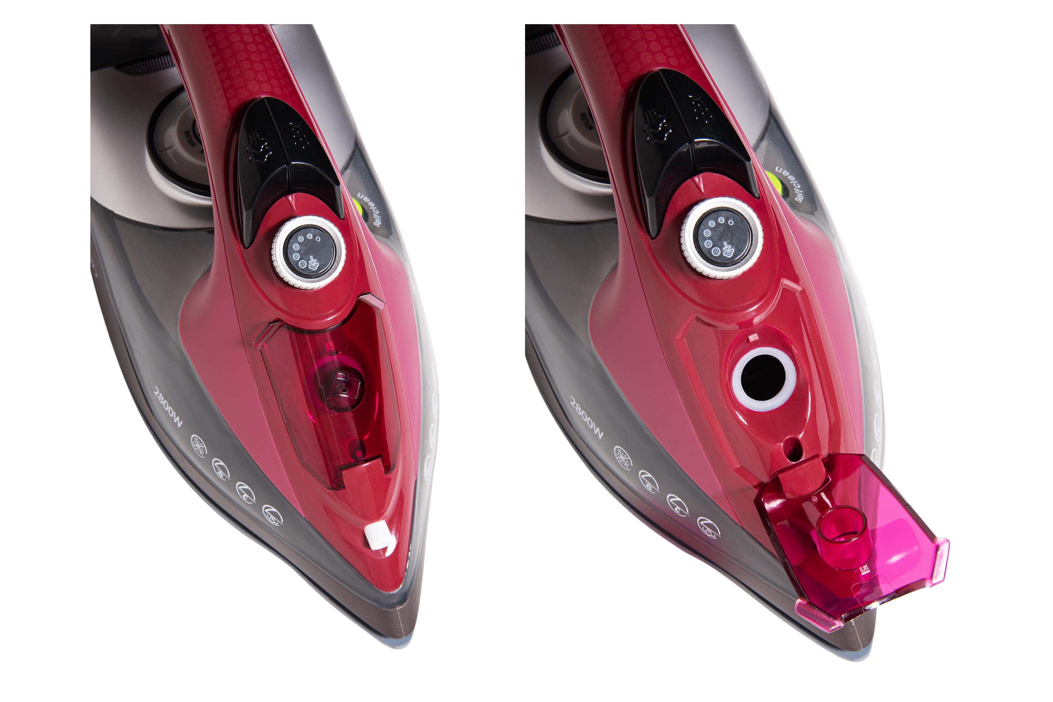 Rohnson napařovací žehlička, 2800 W, Easy Glide, Anti-Drip, vertikální napařování, samočistící systém8 