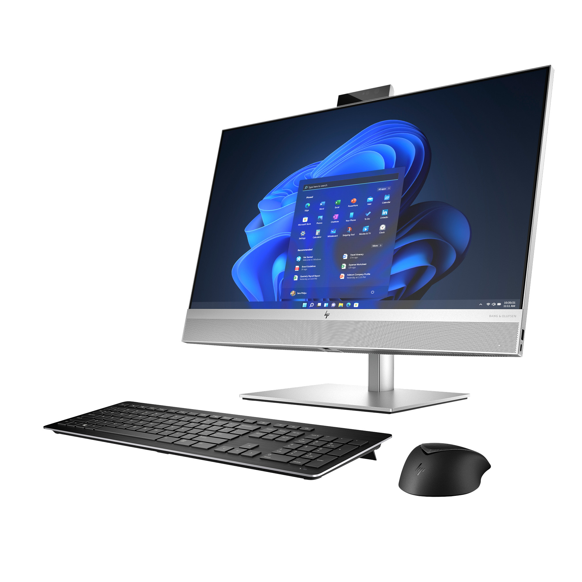 HP AiO EliteOne 870G9 27 T QHD i7-14700, 1x32GB,  1TBm.2, WiFi 6evPro+BT, wrls kl.a myš, MCR,  noDVD, 240Wpl., Win11Pro7 