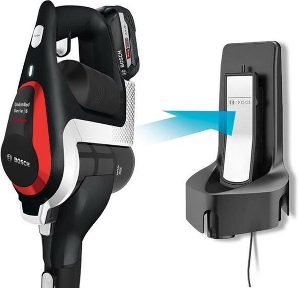 Bosch Unlimited Series 8 tyčový vysavač, akumulátorový, 63 dB, bezsáčkový, černá1 