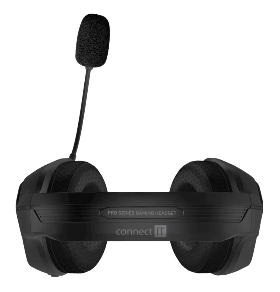 CONNECT IT Herní sluchátka s mikrofonem BIOHAZARD Blast, Bezdrátové RF 2.4GHz a Bluetooth, černá3 