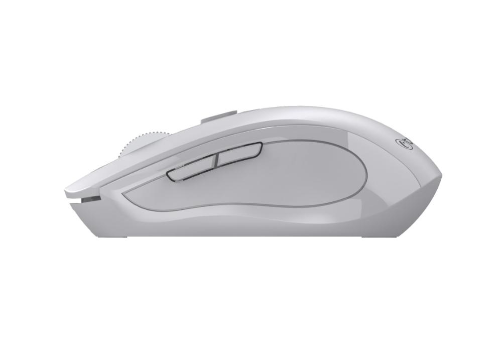 C-TECH myš Dual mode WLM-12GR, bezdrátová, 1600DPI, 6 tlačítek, šedá, USB nano receiver2 