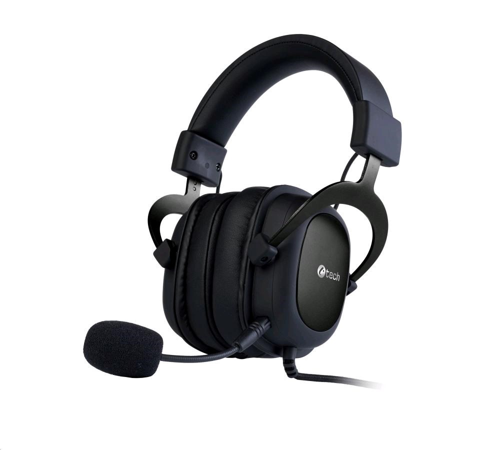 C-TECH Herní sluchátka Archon V2 (GHS-23B),  3.5mm Jack,  černá0 