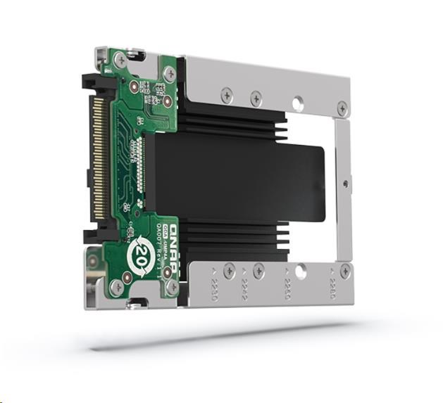 QNAP QDA-UMP4A diskový adaptér 1x M.2 NVMe SSD do U.2 PCIe SSD0 