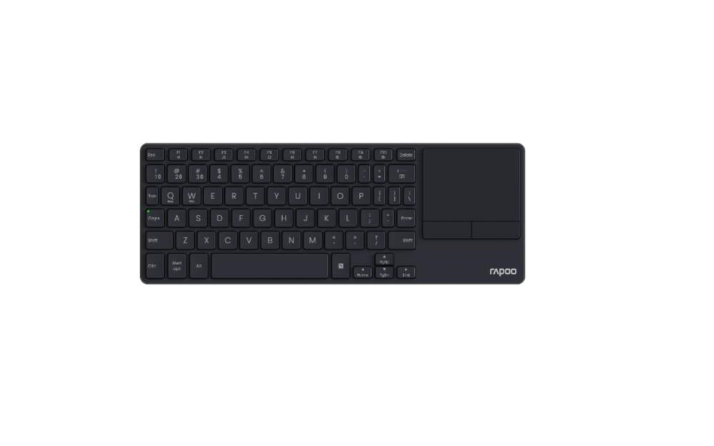 RAPOO Klávesnice E2810M,  Bezdrátová 2.4GHz,  Bluetooth,  CZ/ SK,  černá1 