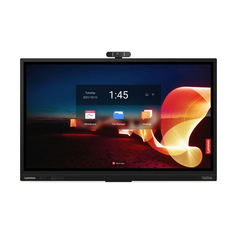 LENOVO LCD T75 - 75”, IPS, matný, 16:9, 3840x2160, Touch, 60Hz, 8ms, 400cd/ m2, 1200:1, HDMI, DP, USB-C, ThB, RJ45, USBHub, VESA4 