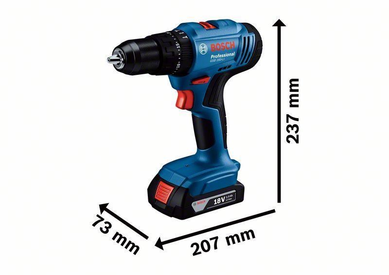 Bosch GSB 183-LI akumulátorový příklepový vrtací šroubovák0 