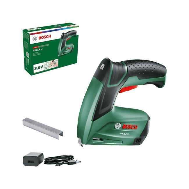 Bosch PTK 3,6 LI akumulátorová sponkovačka0 