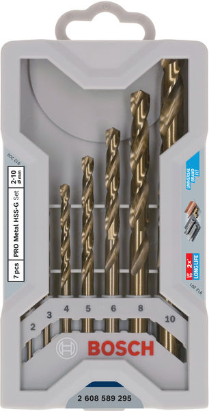 Bosch sada vrtáků do kovu PRO Metal HSS-G, 7 ks2 