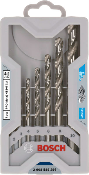 Bosch sada vrtáků do kovu PRO Stainless Steel HSS-Co, 7 ks2 