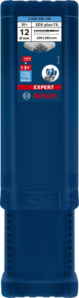 Bosch vrták do kladiv EXPERT SDS plus-7X, 12 × 200 × 265 mm, 30 ks2 