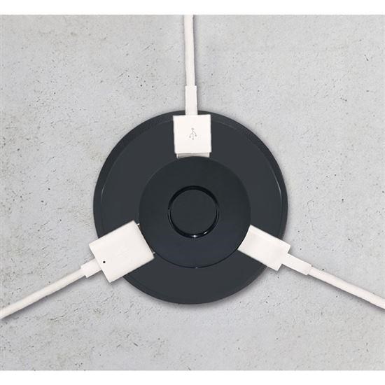 Solight výsuvná nabíječka USB A+C 24W PD, černá5 