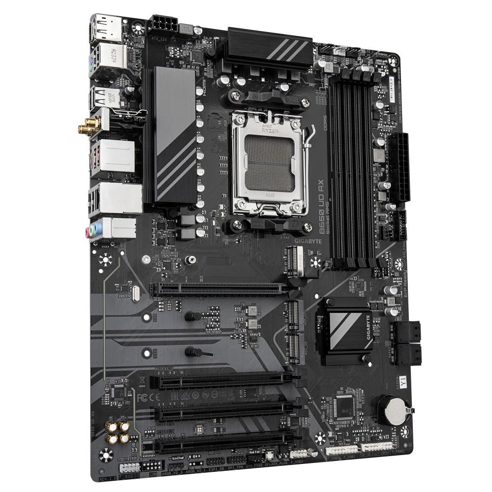 GIGABYTE MB Sc AM5 B650 UD AX,  AMD B650,  4xDDR5,  1xDP,  1xHDMI,  WiFi2 