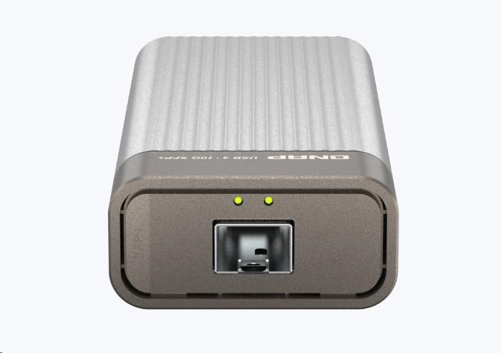 QNAP QNA-UC10G1SF adaptér USB-C na SFP+ (1xSFP+, 1xUSB-C 4, fanless)1 
