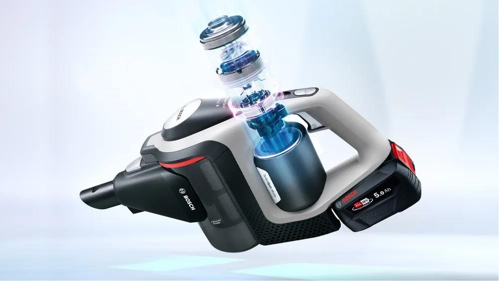 Bosch Unlimited Series 8 Gen2 tyčový vysavač, akumulátorový, 79 dB, bezsáčkový, černá / šedá2 