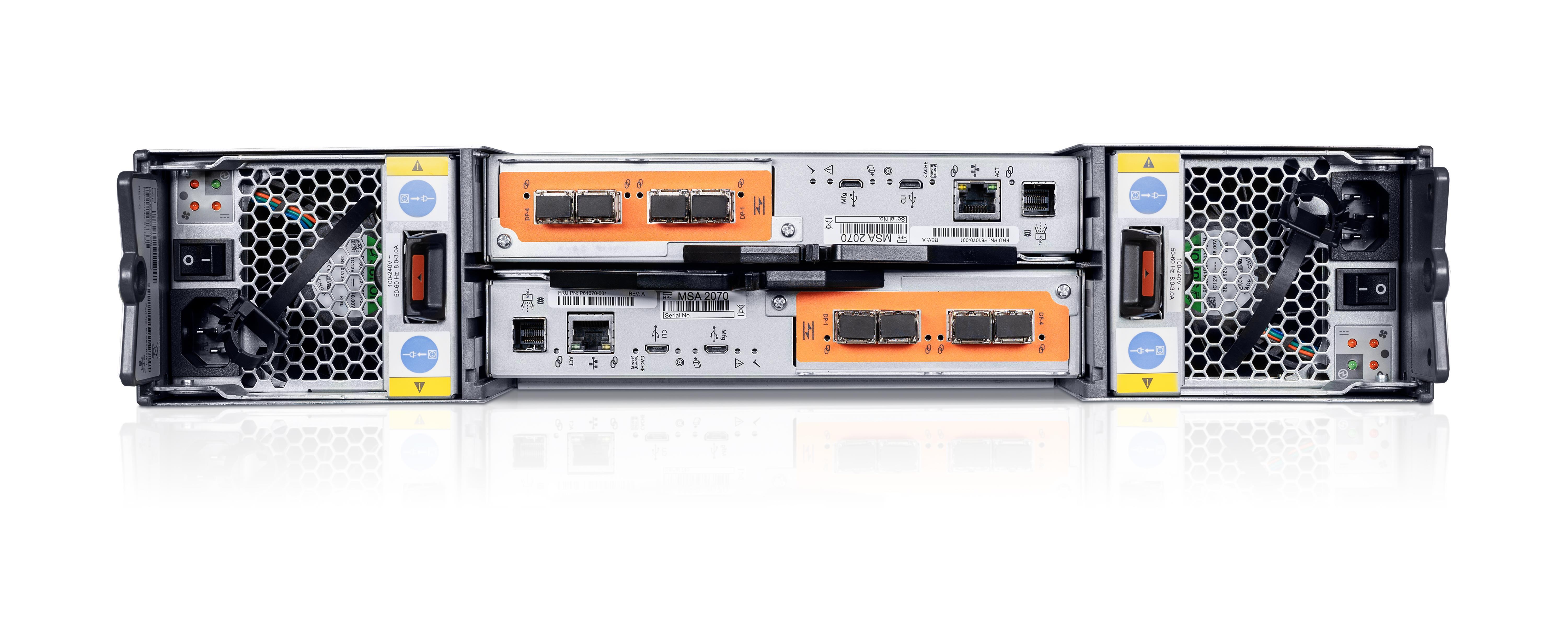 HPE MSA 2070 SFF 2x32Gb FC 4-port Controller 12x1.92TB SSD 4x32Gb SFP FC XCVR S3Y23A 23TB Storage Array Smart Choice2 