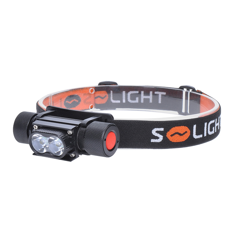 Solight LED čelová nabíjecí svítilna,  650lm,  Li-Ion0 