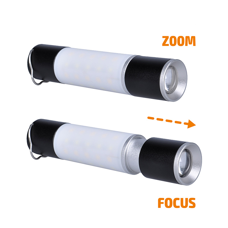 Solight LED nabíjecí ruční svítilna s kampingovou lucernou,  250lm,  power bank,  Li-Ion2 