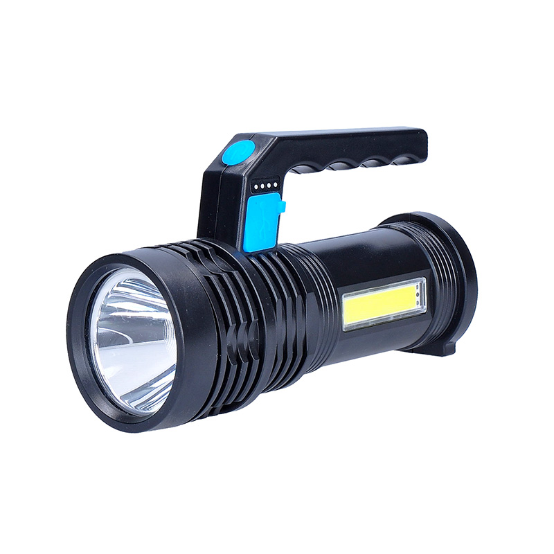 Solight LED nabíjecí svítilna s rukojetí a bočním světlem,  150+100lm,  Li-Ion0 
