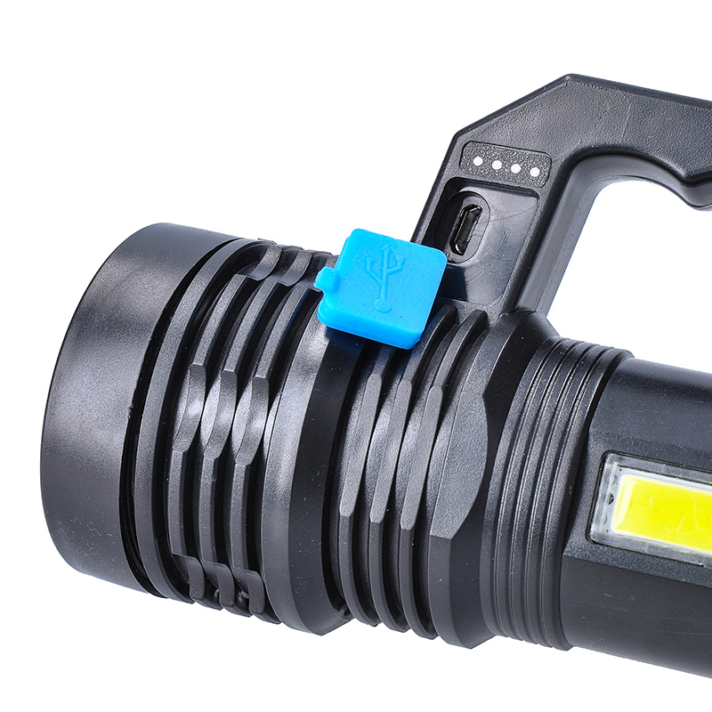 Solight LED nabíjecí svítilna s rukojetí a bočním světlem,  150+100lm,  Li-Ion5 