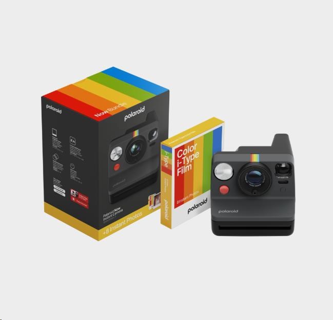 Polaroid Now Gen 3 Black bundle with Color Film (8 photos)0 