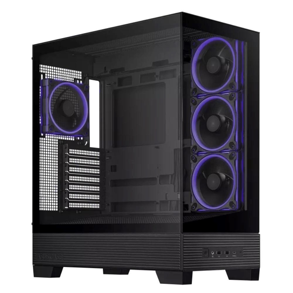 ASUS case A31 PLUS TG ARGB, Mid Tower, Průhledná bočnice, 4x120mm ARGB Fan, ARGB Hub, černá1 