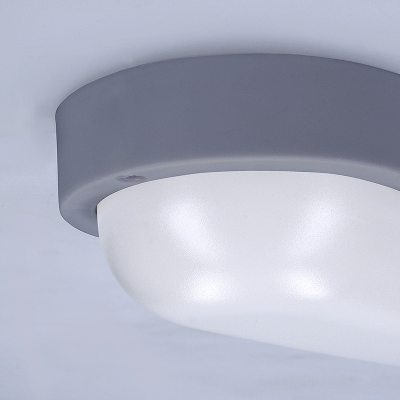 Solight LED venkovní osvětlení oválné, 13W, 910lm, 4000K, IP54, 21cm, šedá barva4 