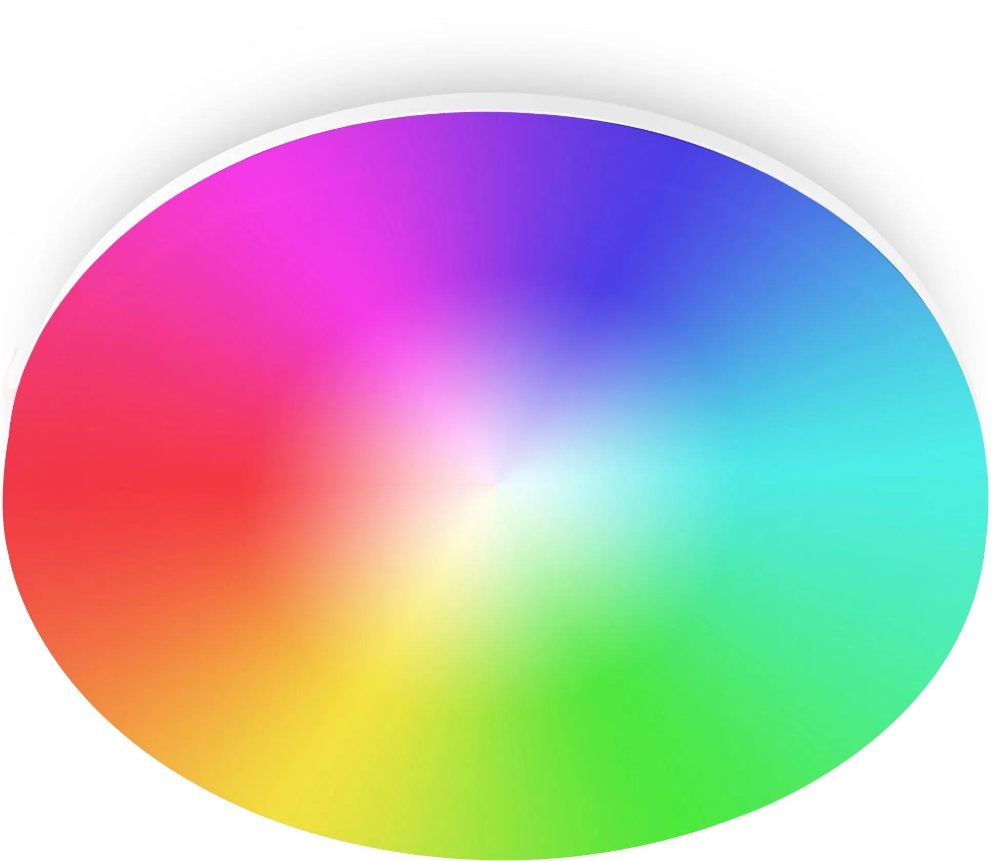 iGET HOME LS1 - WiFi LED svetlo 15W RGB, CCT, 22cm, stmievateľné, samostatné, IP54