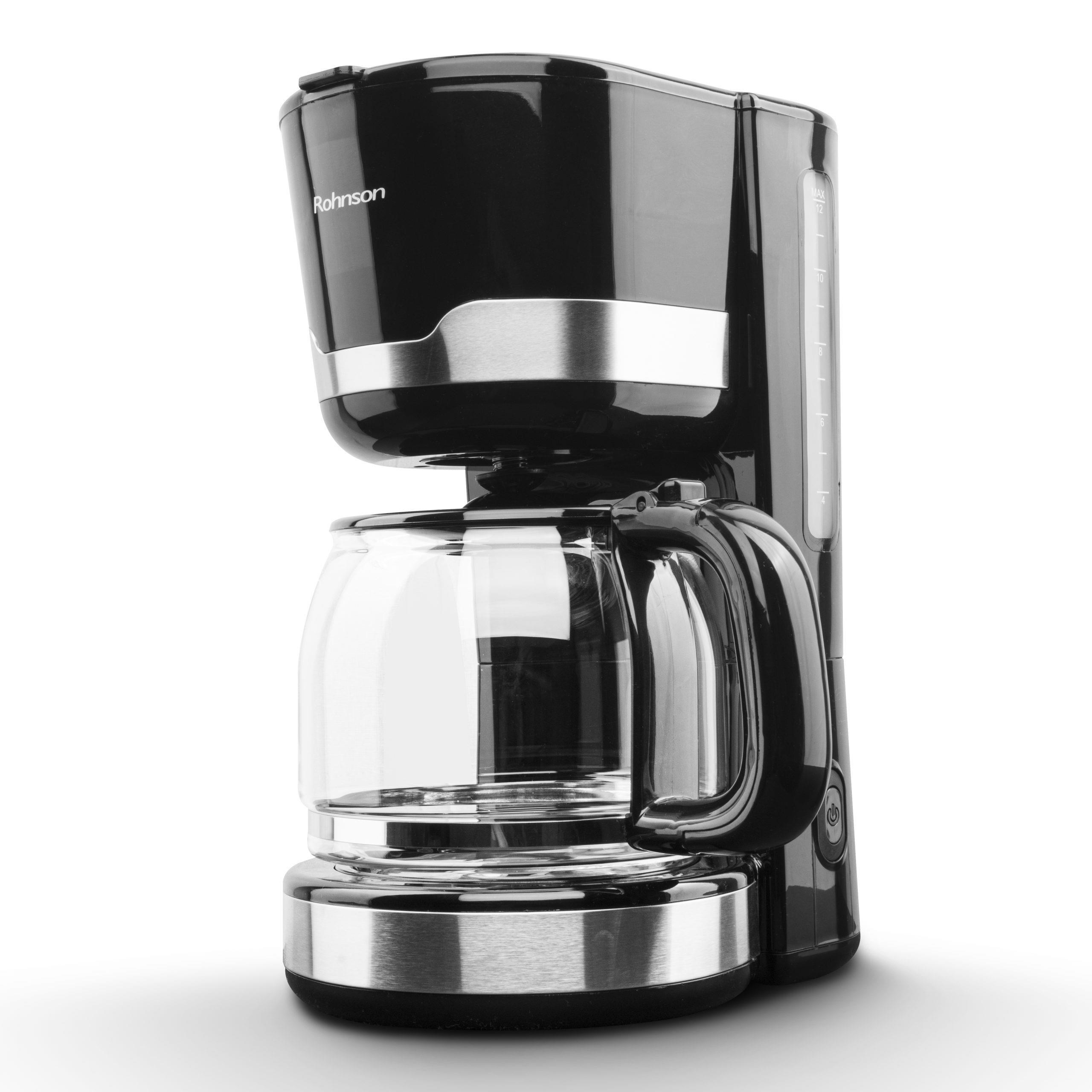 Rohnson kávovar, 1000 W, 1, 5 l (až na 12 šálků), Anti-drip, funkce “Keep warm”1 