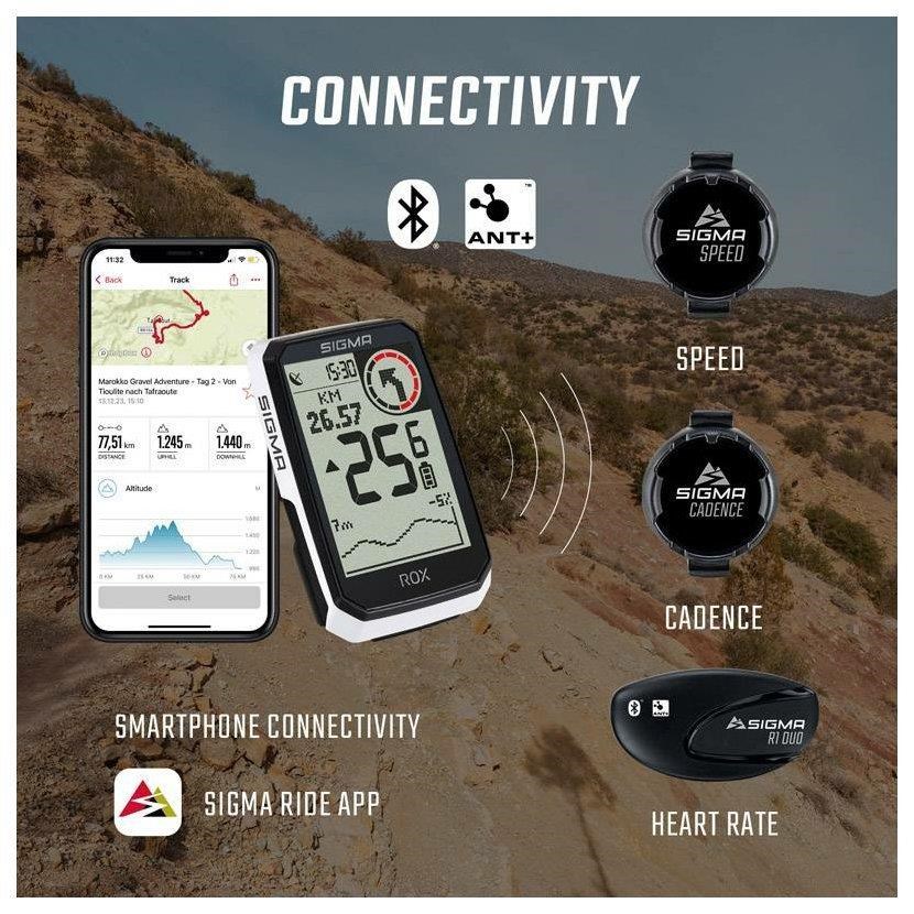 Sigma ROX 4.0 Endurance Sensor Set bílá6 