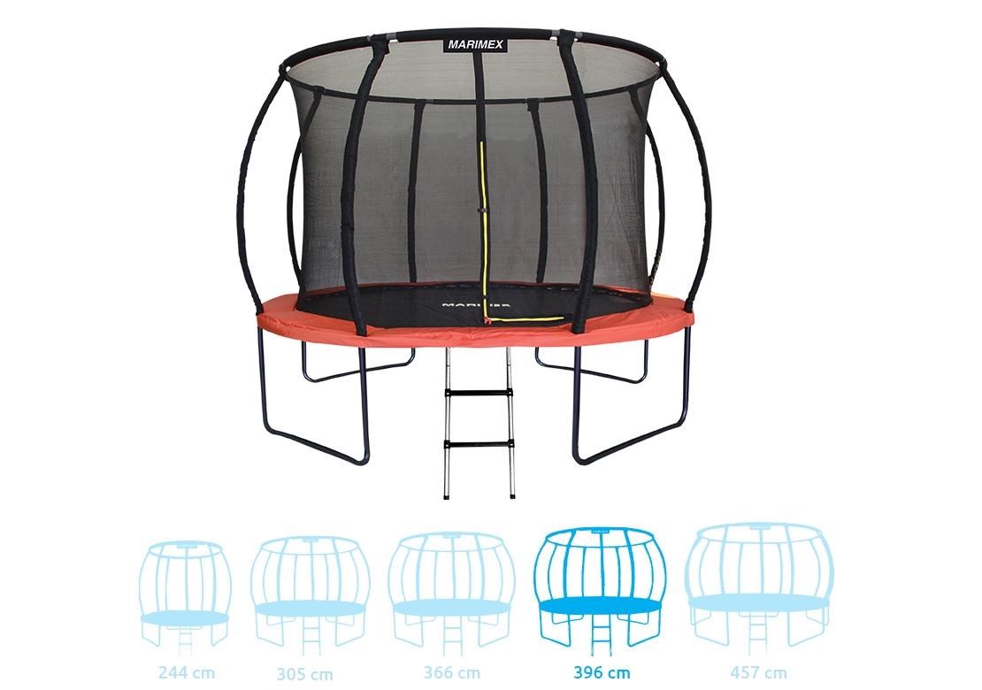 Marimex Premium  trampolína 396 cm + vnitřní ochranná síť + schůdky ZDARMA7 