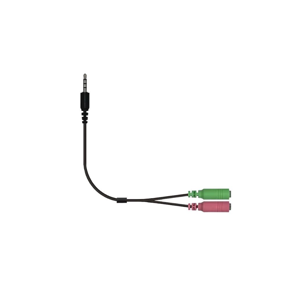 GENIUS ACC-100 audio adaptér 2x female 3, 5mm jack na 1x male 3, 5