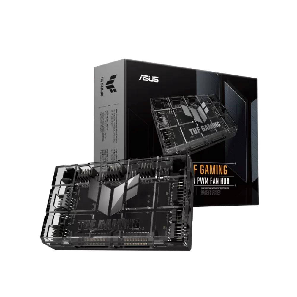 ASUS TUF GAMING ARGB FAN HUB,  6x ARGB Fan,  2x SATA,  černá0 