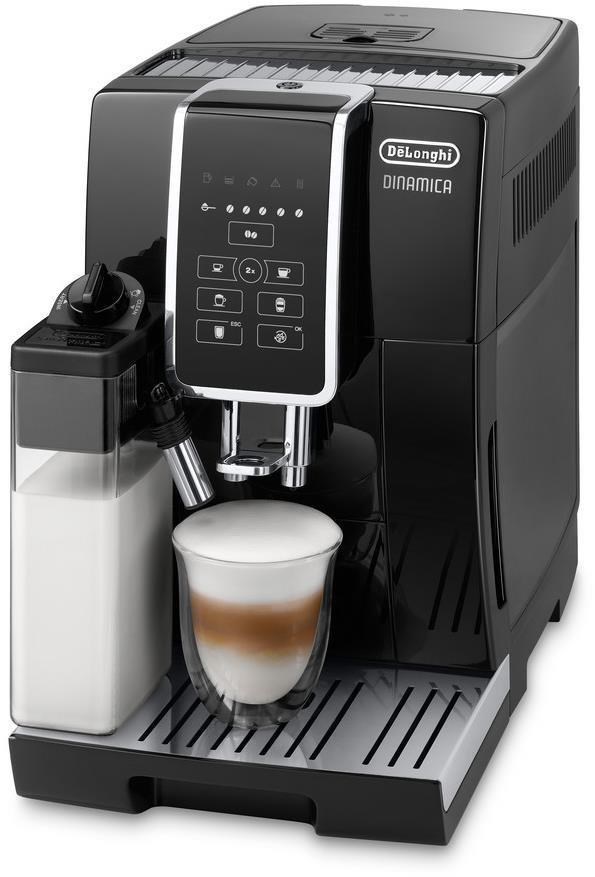BAZAR - DeLonghi Dinamica ECAM 350.50.B automaticý kávovar,  15 bar,  1450 W,  vestavěný mlýnek - opraveno,  použito1 
