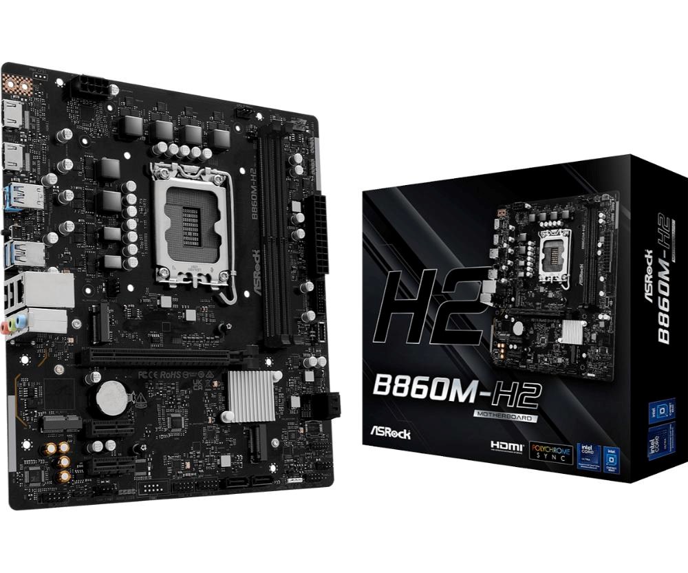 ASRock MB Sc LGA1851 B860M-H2,  Intel B860,  2xDDR5,  2xHDMI,  mATX0 