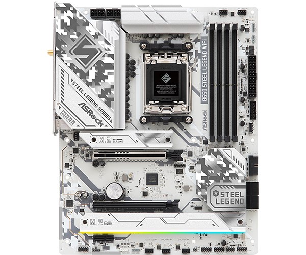 ASRock MB Sc AM5 B650 Steel Legend WiFi ,  AMD B650,  4xDDR5,  1xDP,  1xHDMI,  WIFI1 