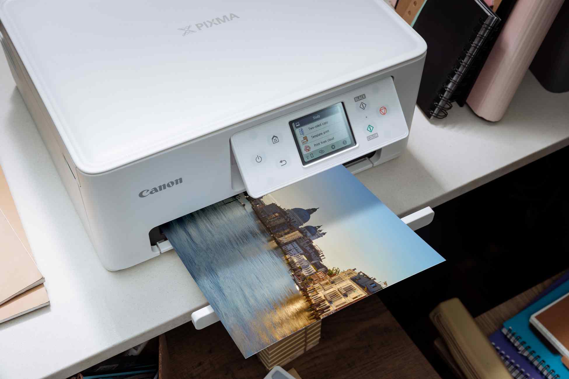 BAZAR - Canon PIXMA TS7650i MF(tisk, kopírka, sken, cloud) A4,  15obr./ min.,  LCD,  USB,  Wi-Fi - Poškozený obal (Komplet)3 
