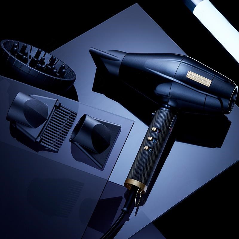 BaByliss FXBDB1E Pro 4Artists fén na vlasy,  2200 W,  3 teploty,  2 rychlosti,  iontový generátor,  černá5 